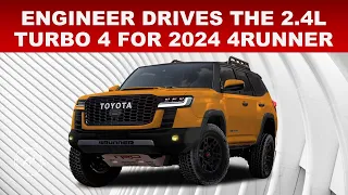 THIS IS THE 2.4L TURBO FOUR-CYLINDER ENGINE THAT'S GOING INTO 2024 TOYOTA 4RUNNER - HOW IS IT?