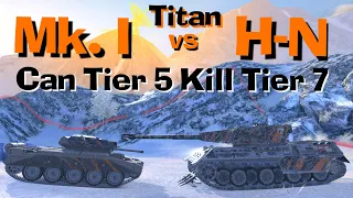 WOT Blitz Can Titan Mk. 1 Kill Titan H-N