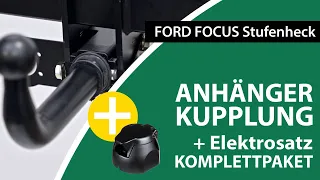 Anhängerkupplung abnehmbar FORD FOCUS Stufenheck  | AUTO-HAK Komplettsatz + Montage von Rameder