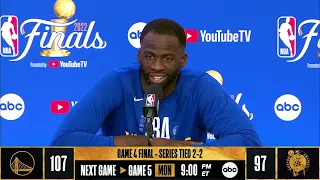 Draymond Green NBA Finals Game 4 Interviews