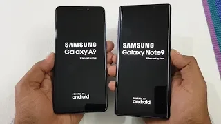 Samsung A9 (2018) vs Samsung Note 9 Speed Test | TechTag