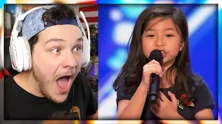 Incredible 9 Year Old Singer - Reaction