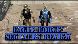 EAGLE FORCE RETURNS/ SECTAURS 4” FIGURES REVIEW