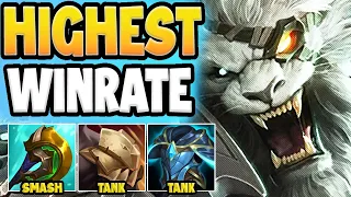 Top Lane's HIGHEST WINRATE Champ Is 100% UNFAIR To Play Against... (Unbeatable Rengar Top)