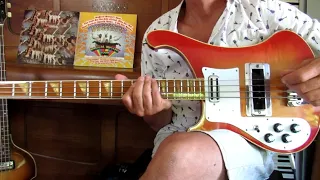 Beatles - I Am the Walrus - bass cover