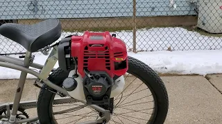 26 inch Schwinn blackwell Honda GX50 50cc friction drive Motorized bicycle