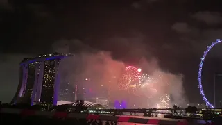 New Year 2020 Fireworks In Singapore