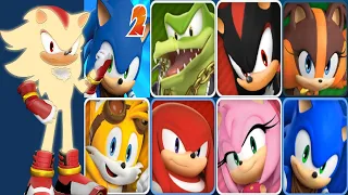 Sonic Dash 2 Sonic Boom - Super Shadow New Character Unlocked Mod - All 7 Characters Hack Rings Mod