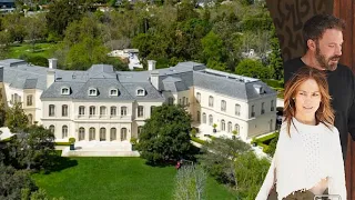 Jennifer Lopez and Ben Affleck are seen looking at $165MILLION 'Spelling Manor' built