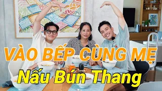 Lần đầu vào bếp cùng Mẹ - Bún Thang chuẩn mẹ nấu có gì đặc biệt ? // Dinology