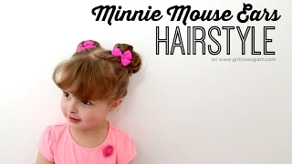 Minnie Mouse Ears Hairstyle