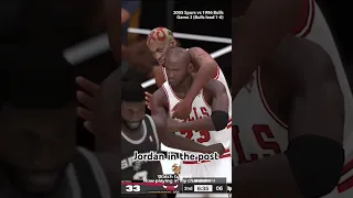 JORDAN in the POST. AND-1! Highlight from Game 2. Now playing in my channel!