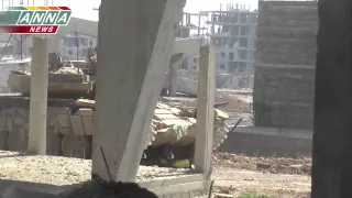 Siria ★ Tanque T 72 y sistema antiaéreo Shilka ZSU 23 4  Jobar