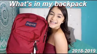 What's in my backpack 2018-2019 !