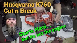 Husqvarna Cut n Break Starts Hard