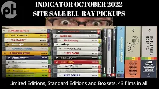 Indicator October 2022 Site Sale Blu-ray Pickups: Limited and Standard Editions plus Boxsets