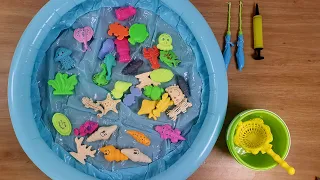 8 Minutes Satisfying with Unboxing Cute Fishing Toys Mini ASMR