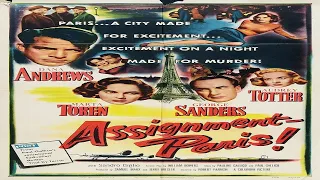 Assignment Paris - 1952 - Dana Andrews , Märta Toren - Director Robert Parrish - FULL MOVIE