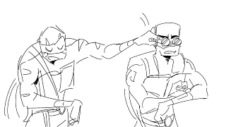 The Brains and the Brawn - Disaster Twins (rottmnt animatic)