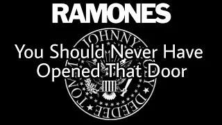 RAMONES - Cretin Hop (Lyric Video)