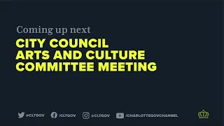 City Council Arts and Culture Committee Meeting - October 6, 2021