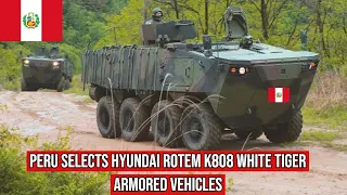 Peru selects Hyundai Rotem K808 White Tiger armored vehicles