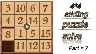 How to solve a 4×4 sliding puzzle (Easily and in under a minute!)