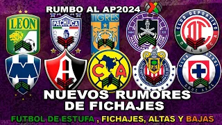 ✅ ¡NUEVOS RUMORES DE FICHAJES LIGA MX APERTURA 2024! FIDALGO A TIGRES? HIERRO SE VA! KEYLOR AL LEÓN?