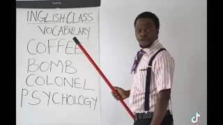 TikTok english class vocabulary