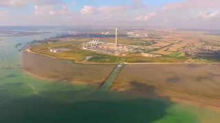 Isle of grain tower demolition filmed being blown up by drone