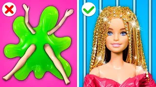 Ugh🤢! Why Is The Water Dirty? *Barbie Doll Makeover* - GENIUS BEAUTY DOLL HACKS by TooLala!