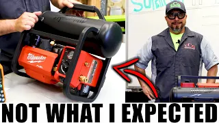 New Milwaukee M18 FUEL AIR COMPRESSOR IS NOT WHAT I EXPECTED!