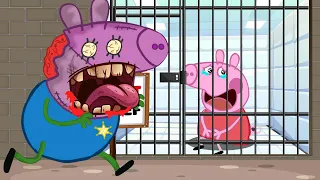 Zombie Apocalypse at Peppa Pig's house | Peppa Pig Funny Animation