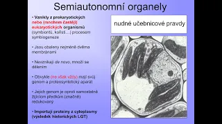 Pokroky v biologii 2024 (5.2) Ivan Čepička: Vznik semiautonomních organel symb... (PřF UK 9.3.2024)