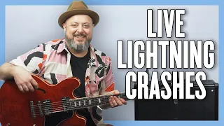 Live Lightning Crashes Guitar Lesson + Tutorial