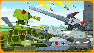 All series KV 44 against the Fortress - Cartoons about tanks