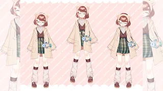 【ジャンプができるLive2D】Claireさん 制作モデル紹介