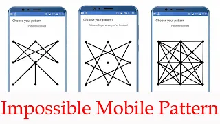 Top 15 Impossible Mobile Pattern Lock Ideas 2020 | Pattern Lock Design
