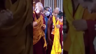 His Holiness the 14th Dalai Lama and His Holiness the 43rd Sakya Gongma