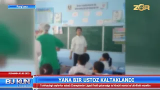 Yana bir ustoz kaltaklandi