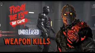 All new unreleased Camp Blood Kills with *almost* every Jason!