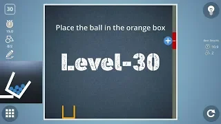 Brain It On! - Physics Puzzles | Level 30 | Gameplay Walkthrough