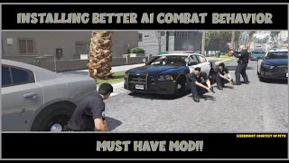 Installing AI Combat Behavior | Must Have Mod | Tutorial | LSPDFR | GTA V