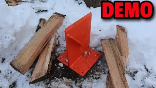 What is the Best Wood Splitter?  Is it the Hi-Flame Firewood Kindling Splitter - Demo and Review