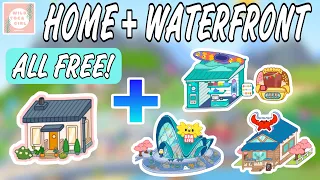 ALL FREE! 🤑❌ HOME + WATERFRONT LOCATIONS 🏡🌊🐠🐬 TOCA BOCA WORLD 🌍