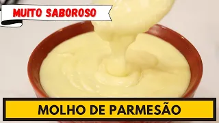 MOLHO DE PARMESÃO perfeito PARA TODOS OS USOS. Para massas, para gratinar, tudo!