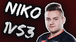 NiKo 1v3 clutch on 3 hp | Gambit vs FaZe | SL i-League StarSeries Season 3 Finals KIEV