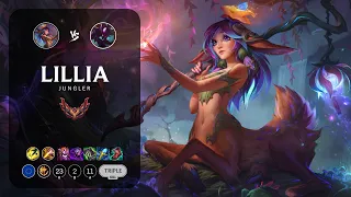 Lillia Jungle vs Kha'Zix - EUW Grandmaster Patch 12.23