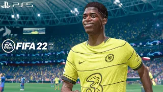 FIFA 22 PS5 | Barcelona Vs Chelsea Ft. Dembele, Lewandowski, Di maria, | UEFA Champions League | 4K