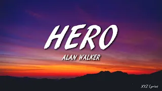 Alan Walker - Hero  (Remix) (Lyrics)